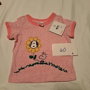 Hanna Andersson Peanuts t-shirt size 60 or 3-6 months NWT
